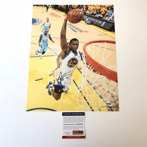 Harrison Barnes signed 11x14 photo PSA/DNA Golden State Warriors Autographed