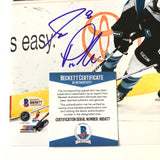 Joe Pavelski signed 8x10 photo BAS Beckett San Jose Sharks Autographed