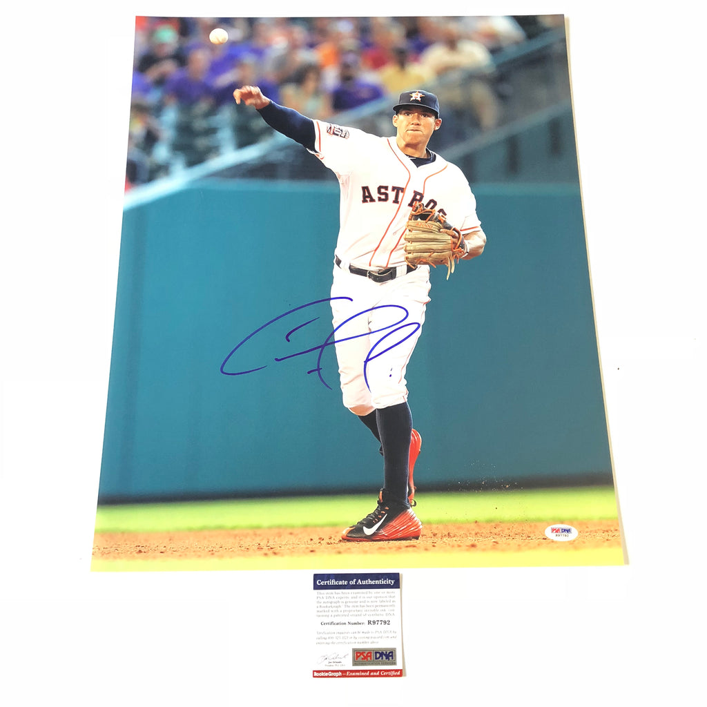 Carlos Correa Autographed Houston Astros Baseball Jersey - Sports