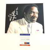 Mud Morganfield signed 8x10 photo PSA/DNA Autographed