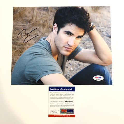 Darren Criss signed 8x10 photo American Crime Story PSA/DNA Autographed Glee