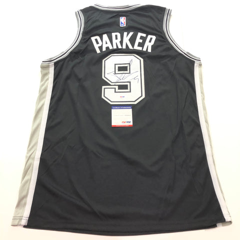 Tony Parker signed jersey PSA/DNA San Antonio Spurs Autographed