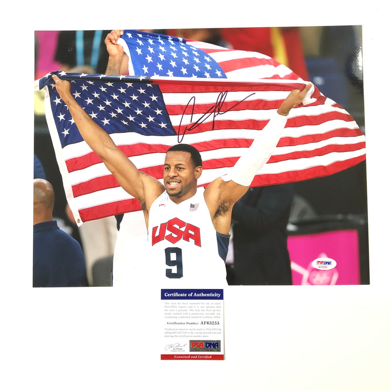 Andre Iguodala signed 11x14 photo PSA/DNA Team USA Autographed