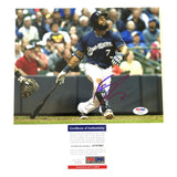 Eric Thames signed 8x10 photo PSA/DNA Milwaukee Brewers Autographed