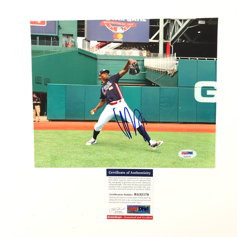 Hunter Greene signed 8x10 photo PSA/DNA Cincinnati Reds Autographed