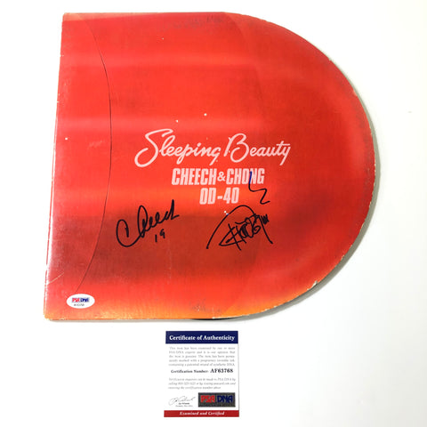 Cheech & Chong Signed LP Vinyl PSA/DNA Album autographed Sleeping Beauty and Marin Tommy