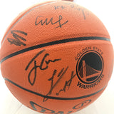 2015-16 Warriors Team Signed Basketball PSA/DNA Autographed Ball 2016