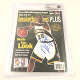 Kevin Durant Signed Beckett Magazine BAS Warriors Autographed Slabbed KD