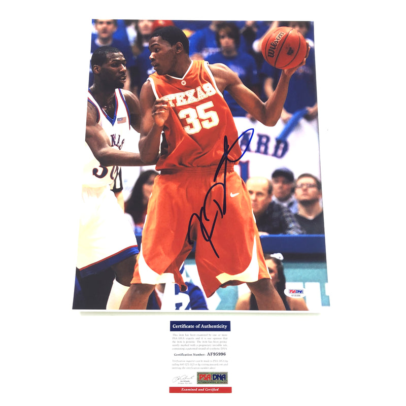 Kevin Durant Signed 11x14 Photo PSA/DNA Texas Longhorns Autographed