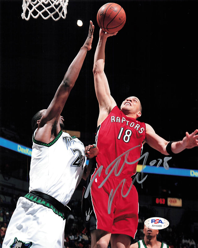 Anthony Parker Signed 8x10 photo PSA/DNA Toronto Raptors Autographed
