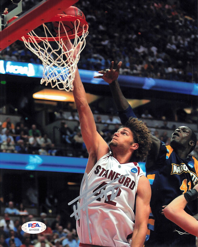 Robin Lopez signed 8x10 photo PSA/DNA Stanford University Autographed