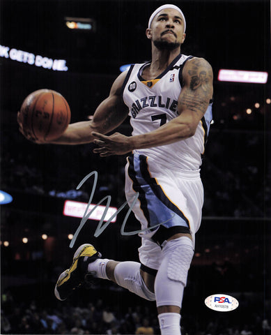 Jerryd Bayless signed 8x10 photo PSA/DNA Memphis Grizzlies Autographed