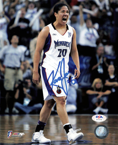 Kara Lawson Signed WNBA 8x10 photo PSA/DNA Autographed Sacramento Monarchs