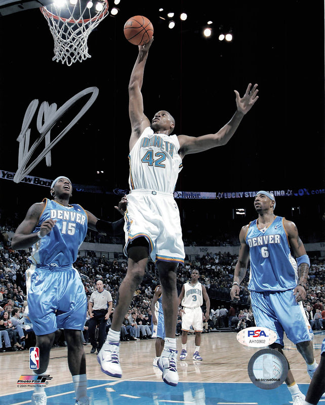 PJ Brown signed 8x10 photo PSA/DNA Charlotte Hornets Autographed