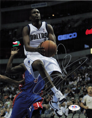 Rodrigue Beaubois signed 8x10 photo PSA/DNA Dallas Mavericks Autographed