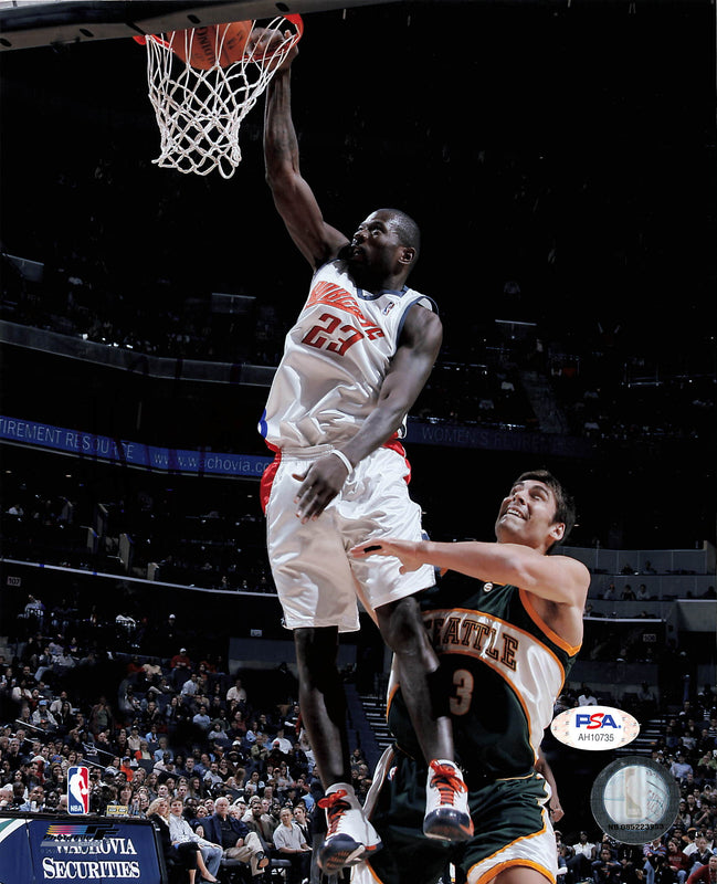 Jason Richardson signed 8x10 photo PSA/DNA Charlotte Bobcats Autographed