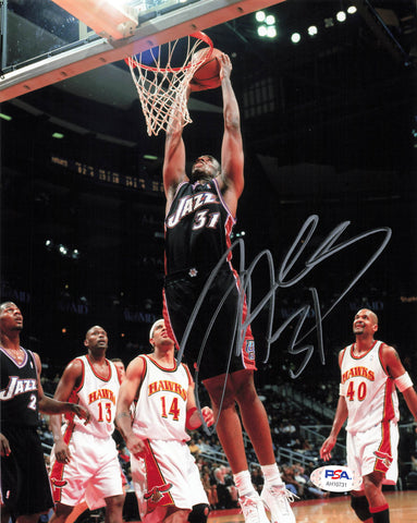 Jarron Collins signed 8x10 photo PSA/DNA Utah Jazz Autographed