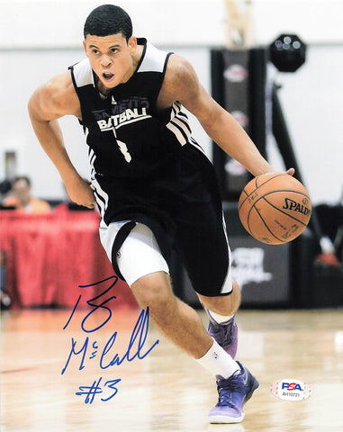 Ray McCallum signed 8x10 photo PSA/DNA Sacramento Kings Autographed