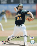 Dan Haren signed 8x10 photo PSA/DNA Oakland Athletics Autographed