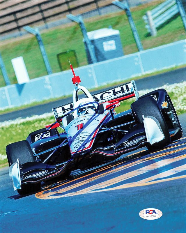 Josef NewGarden signed 8x10 photo PSA/DNA Autographed Formula One