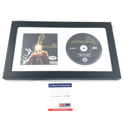 Akiva Schaffer signed Album CD Cover Framed Incredibad PSA/DNA Autographed The Lonely Island