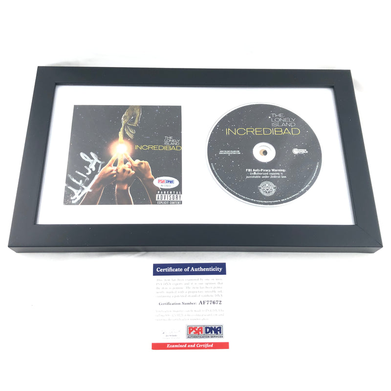 Akiva Schaffer signed Album CD Cover Framed Incredibad PSA/DNA Autographed The Lonely Island