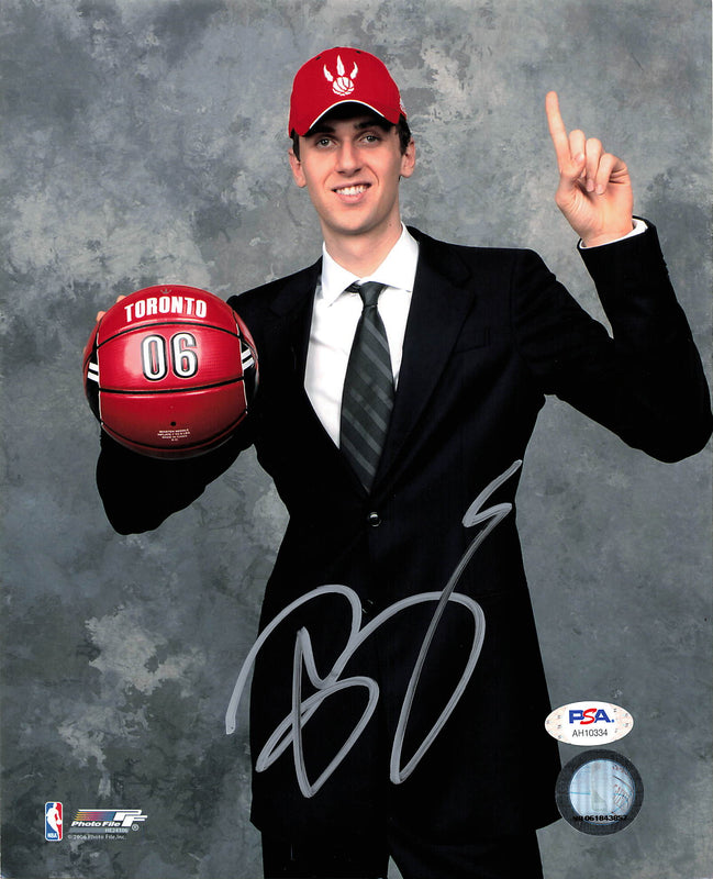 Andrea Bargnani signed 8x10 photo PSA/DNA Toronto Raptors Autographed