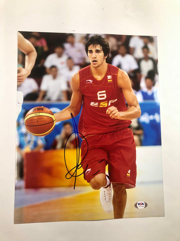 Ricky Rubio signed 11x14 photo PSA/DNA Spain Autographed Spain Suns