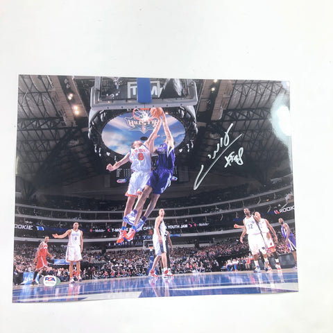 Omri Casspi signed 11x14 photo PSA/DNA Sacramento Kings Autographed