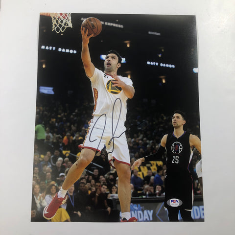 Zaza Pachulia signed 11x14 Photo PSA/DNA Golden State Warriors Autographed