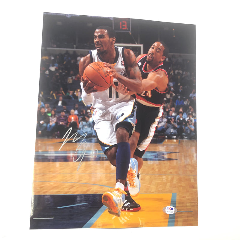 Mike Conley signed 11x14 photo PSA/DNA Memphis Grizzlies Jazz Autographed