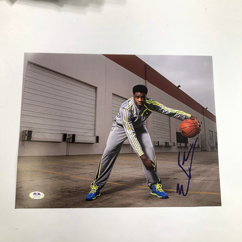 Emmanuel Mudiay signed 11x14 photo PSA/DNA Denver Nuggets Autographed Jazz