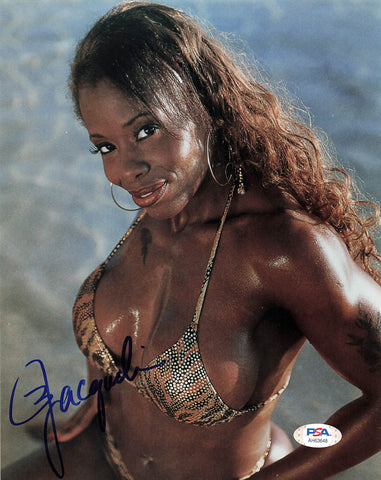 Jacqueline Moore signed 8x10 photo PSA/DNA COA WWE Autographed Wrestling Sexy