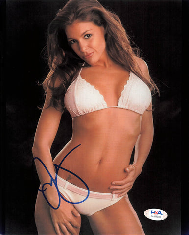 Joy Giovanni signed 8x10 photo PSA/DNA COA WWE Autographed Wrestling