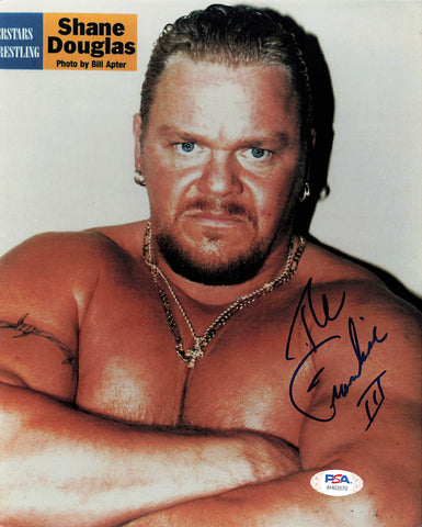 Shane Douglas signed 8x10 photo PSA/DNA COA WWE Autographed Wrestling