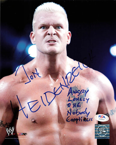 John Heidemreich signed 8x10 photo PSA/DNA COA WWE Autographed Wrestling
