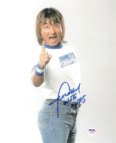 Shoichi Funaki signed 8x10 photo PSA/DNA COA WWE Autographed Wrestling