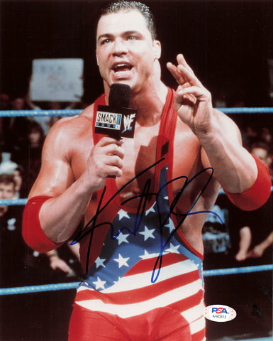 Kurt Angle signed 8x10 photo PSA/DNA COA WWE Autographed Wrestling