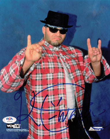 Konnan Charles Ashenoff signed 8x10 photo PSA/DNA COA WWE Autographed Wrestling