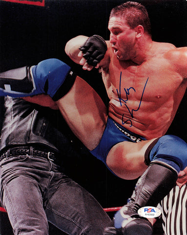 Ken Shamrock signed 8x10 photo PSA/DNA COA WWE Autographed UFC