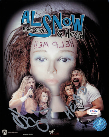 Al Snow & Head signed 8x10 photo PSA/DNA COA WWE Autographed Wrestling