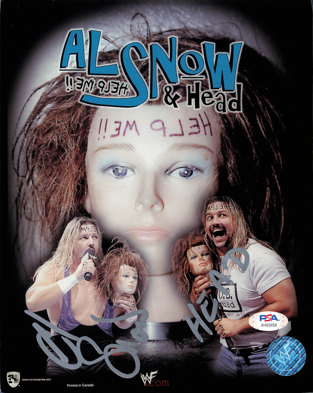 Al Snow & Head signed 8x10 photo PSA/DNA COA WWE Autographed Wrestling