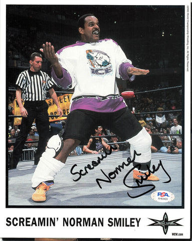 Norman Smiley signed 8x10 photo PSA/DNA COA WWE Autographed Wrestling