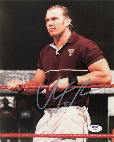 Christopher Nowinski signed 8x10 photo PSA/DNA COA WWE Autographed Wrestling