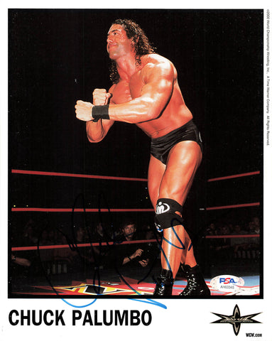 Chuck Palumbo signed 8x10 photo PSA/DNA COA WWE Autographed Wrestling
