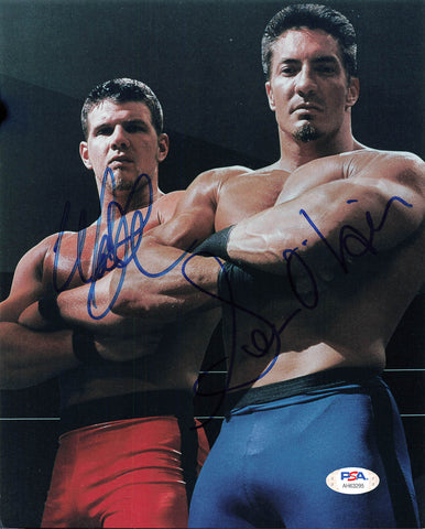 Sean O'Haire Mark Jindrak signed 8x10 photo PSA/DNA COA WWE Autographed