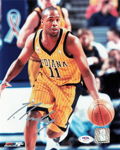 Jamaal Tinsley Signed 8x10 Photo PSA/DNA Indiana Pacers Autographed