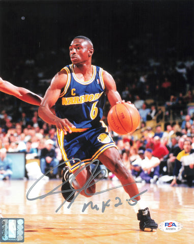 Avery Johnson signed 8x10 photo PSA/DNA Golden State Warriors Autographed