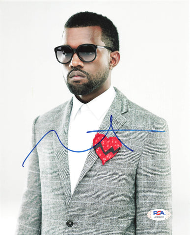 Kanye West signed 8X10 photo PSA/DNA autographed Rapper