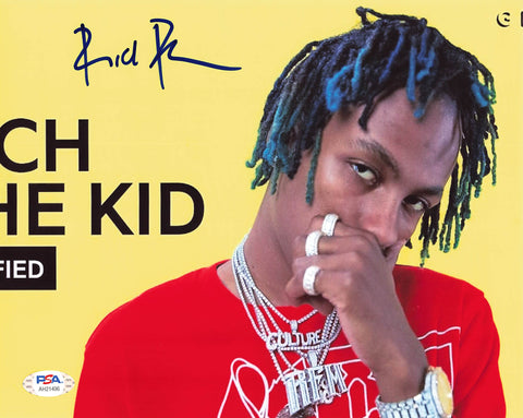 Rich The Kid signed 8x10 photo PSA/DNA Autographed Rapper